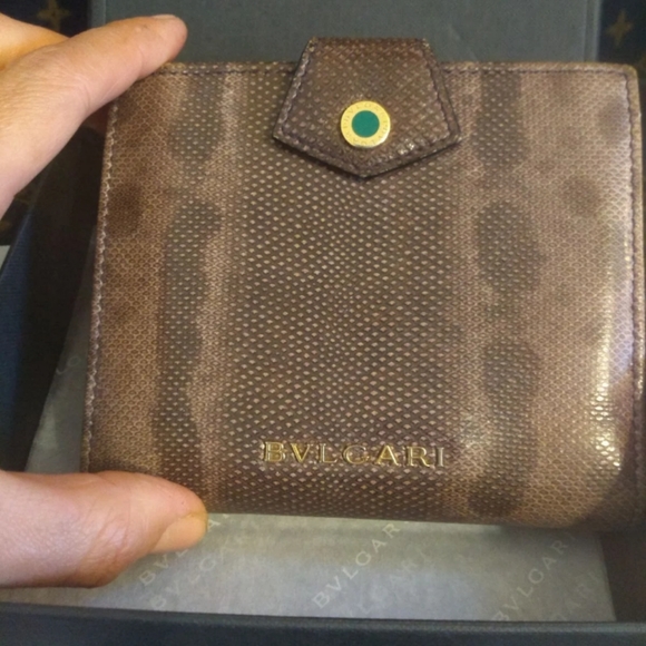 Bvlgari Serpanti Brown Python wallet - Picture 10 of 12
